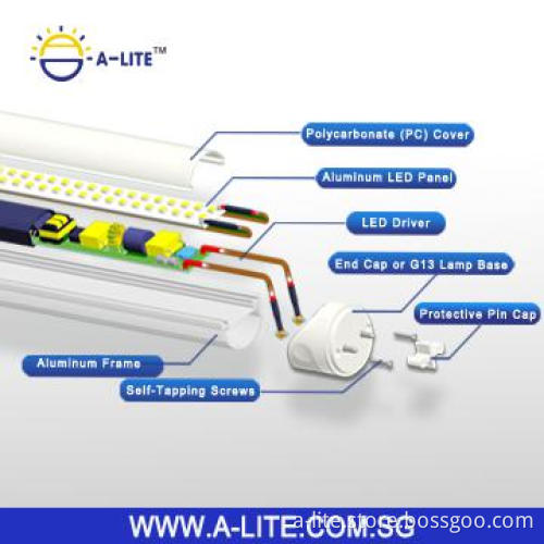 Patented excellent heat dissipation T8 LED Tube Light
